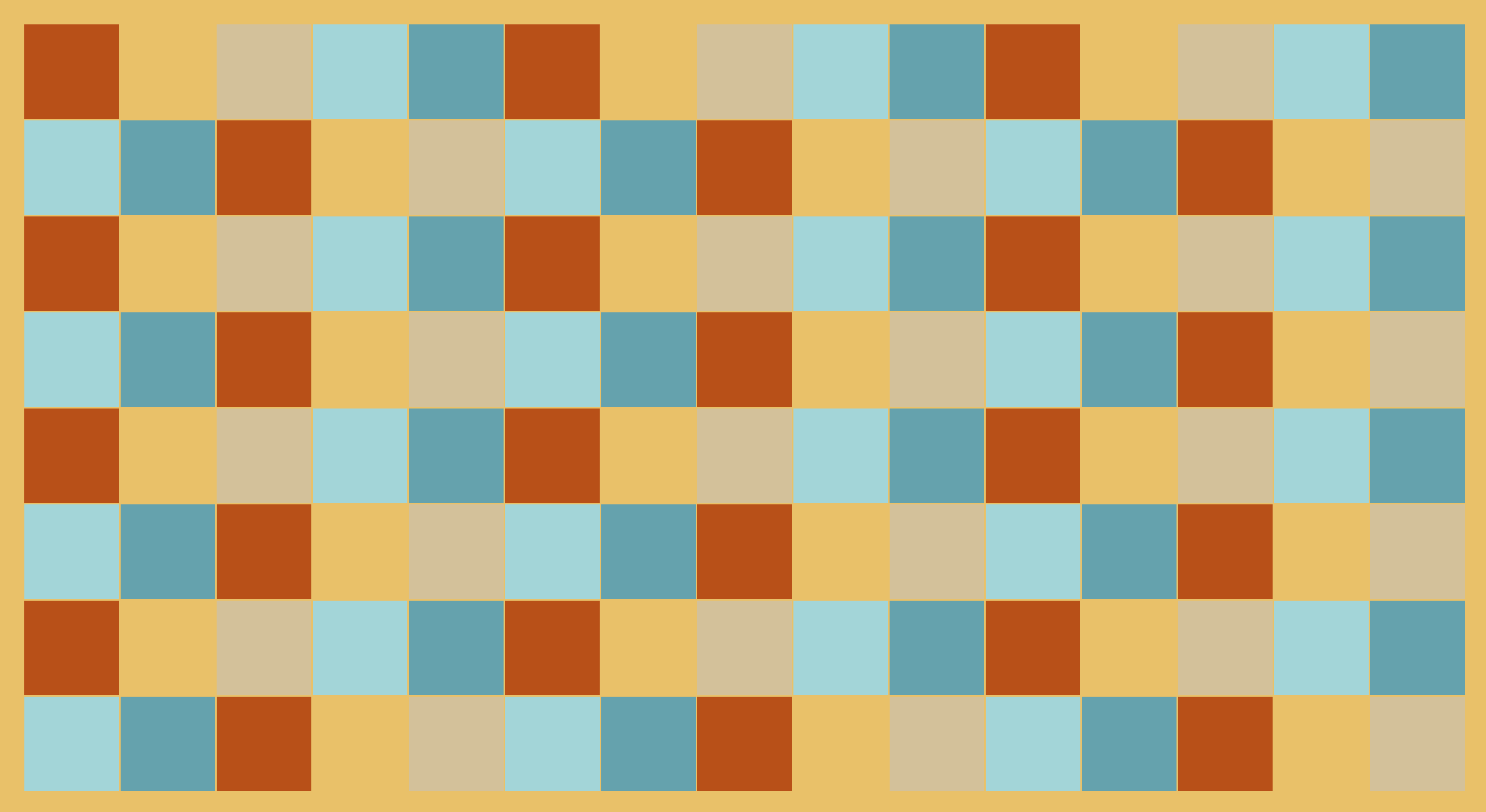 Checkerboard Style geometric rug - TenStickers