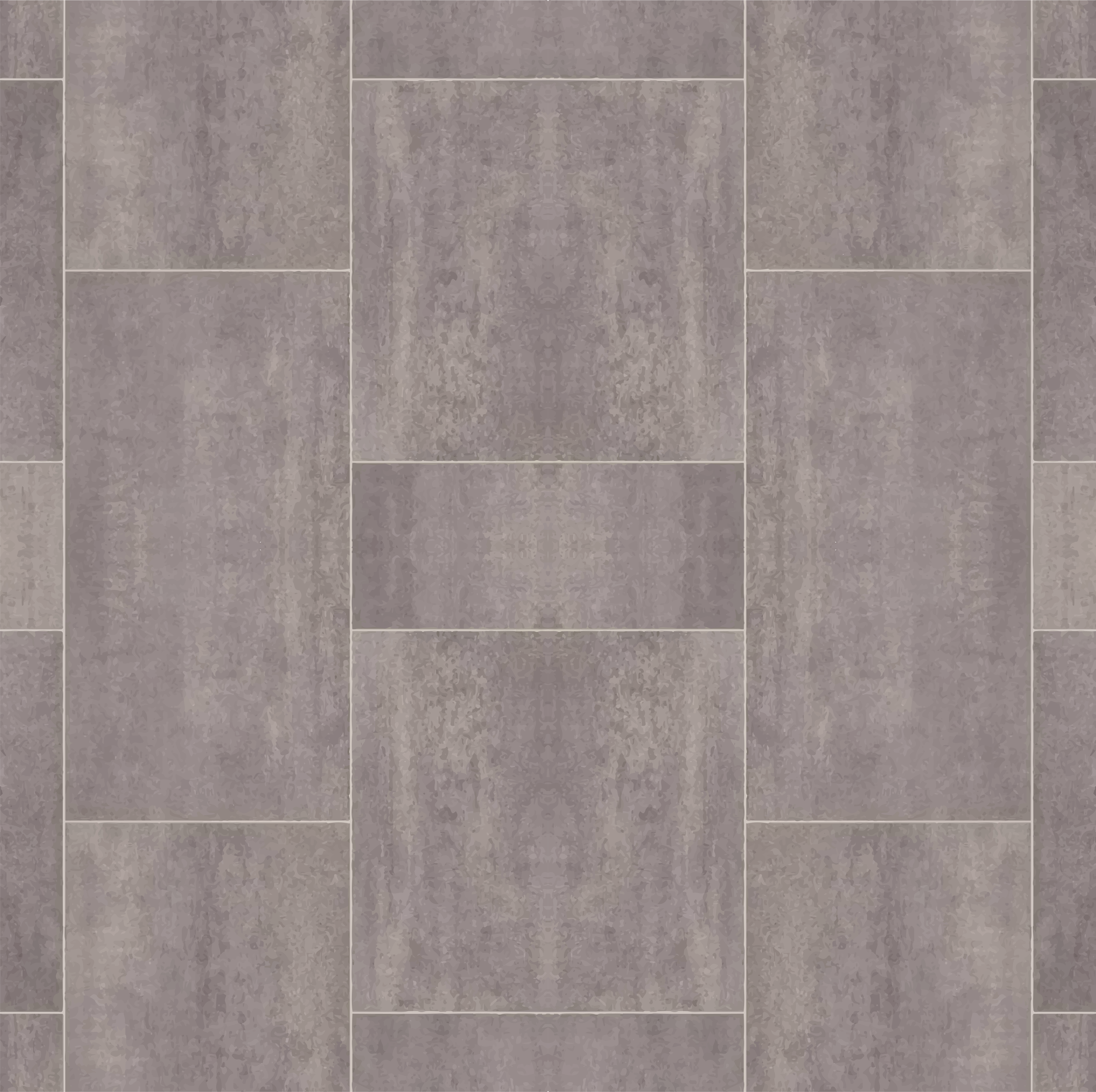 Textured grey tiles stone effect rug - TenStickers