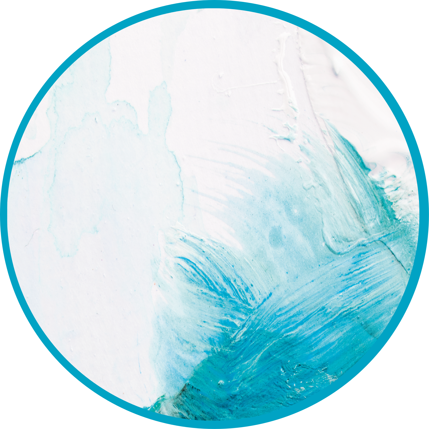 Oceanic water hues nature rug - TenStickers