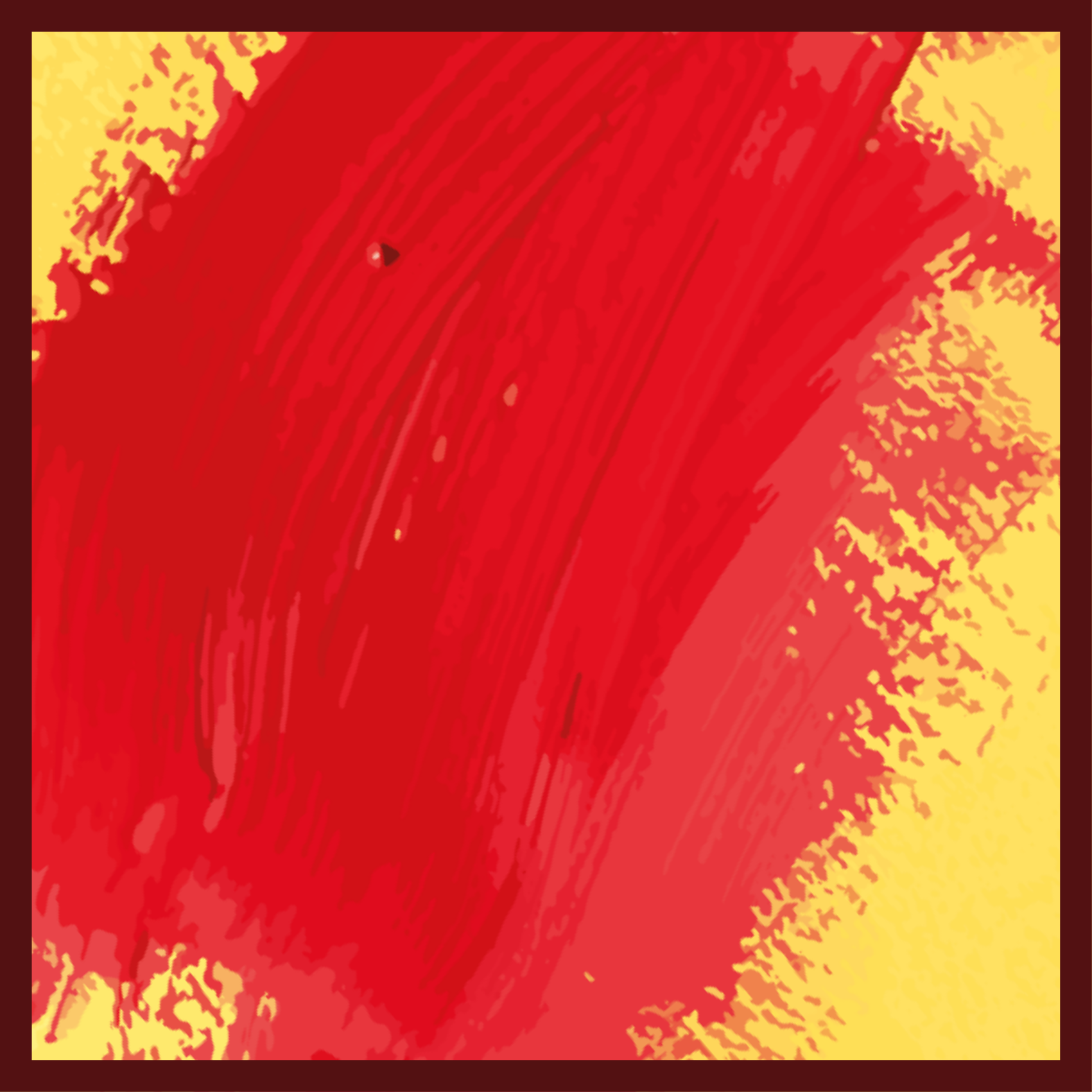 Vibrant colour splash modern rug - TenStickers