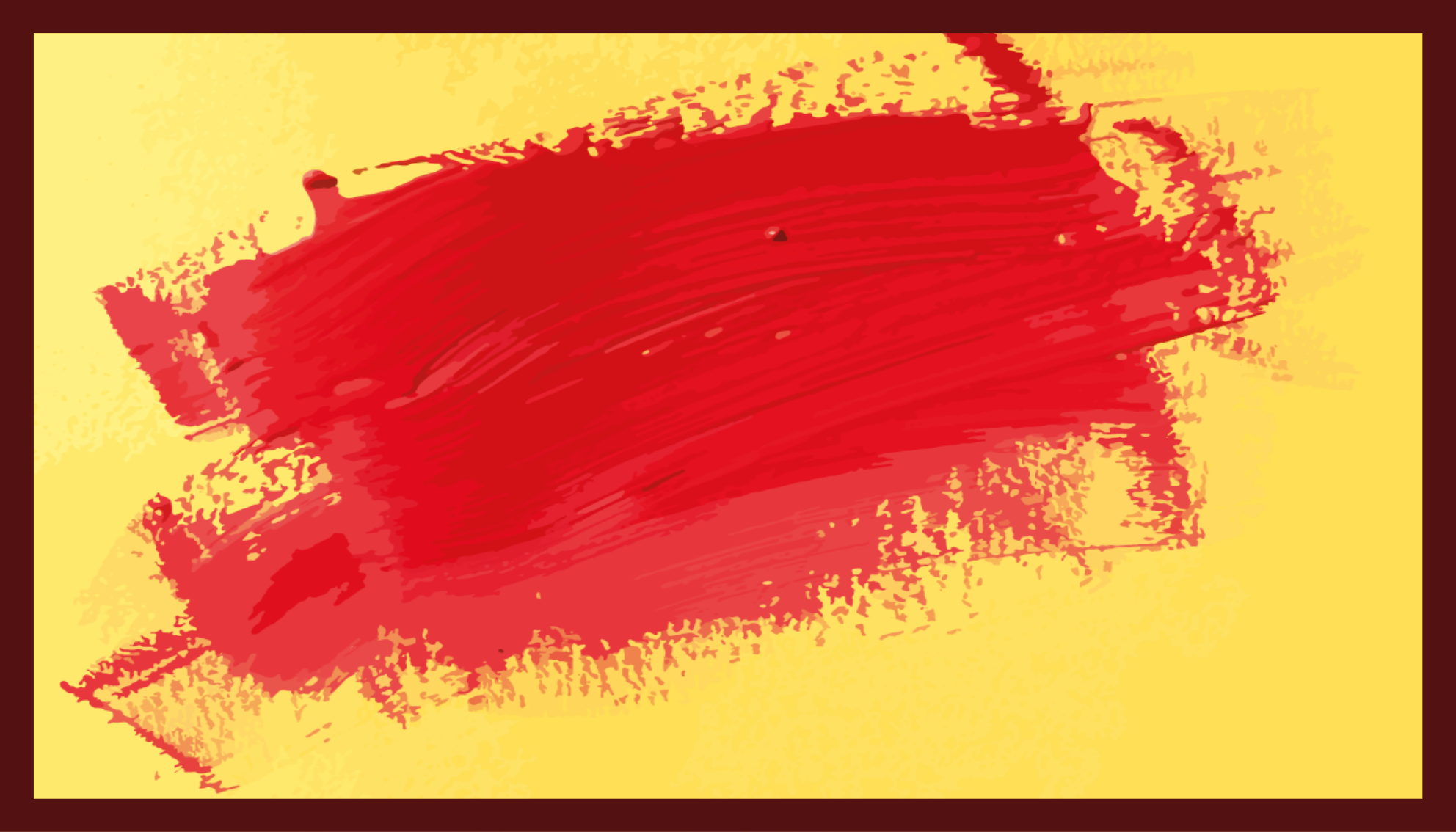 Vibrant brush strokes modern rug - TenStickers