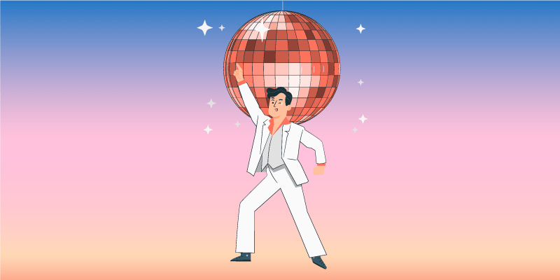 Dance Party Vibes kids rug - TenStickers