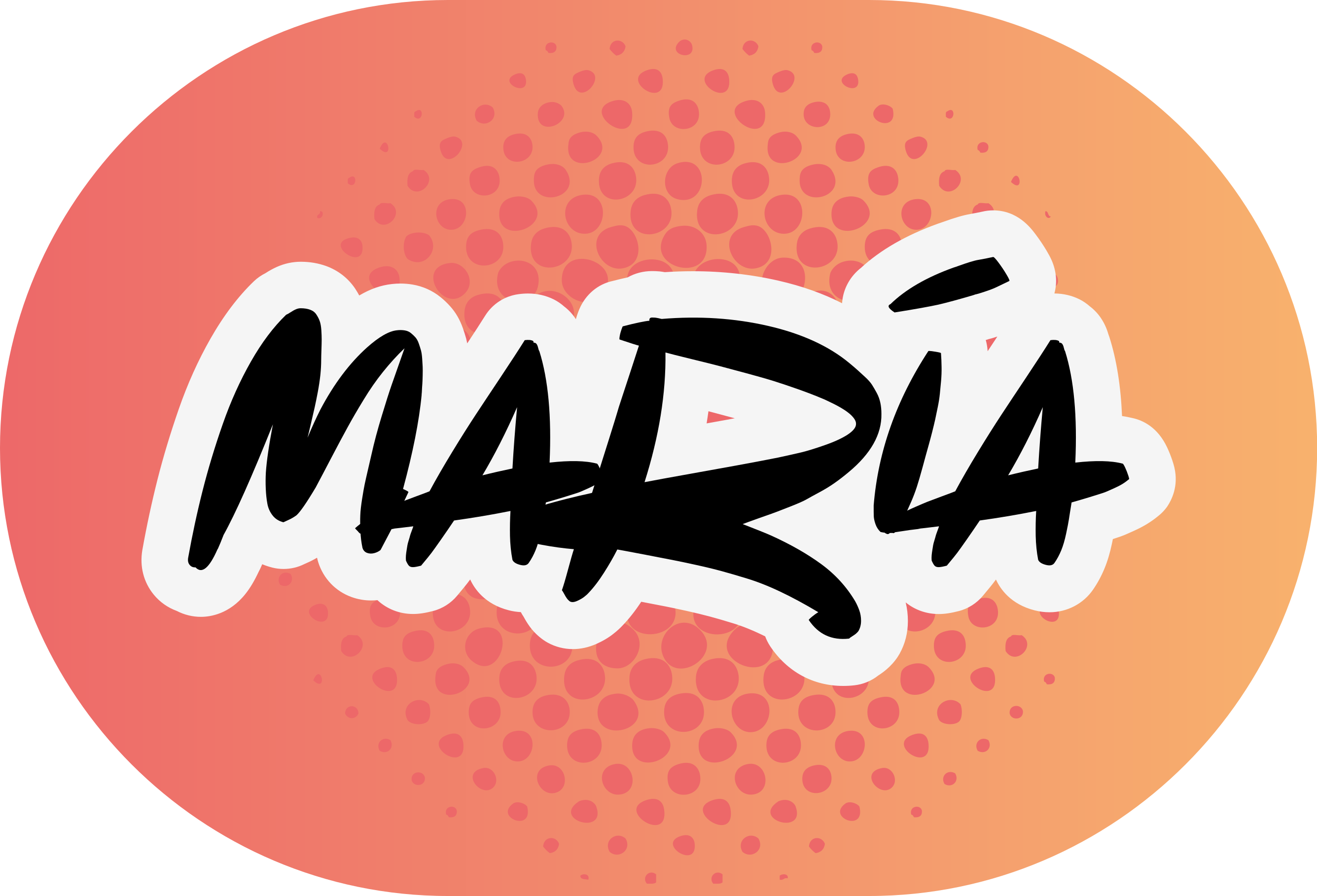 Name Design custom floor mat - TenStickers