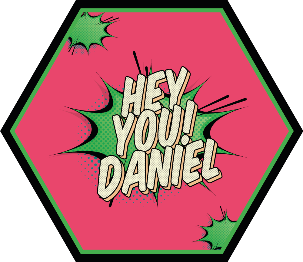 Comic Style Greeting custom floor mat - TenStickers