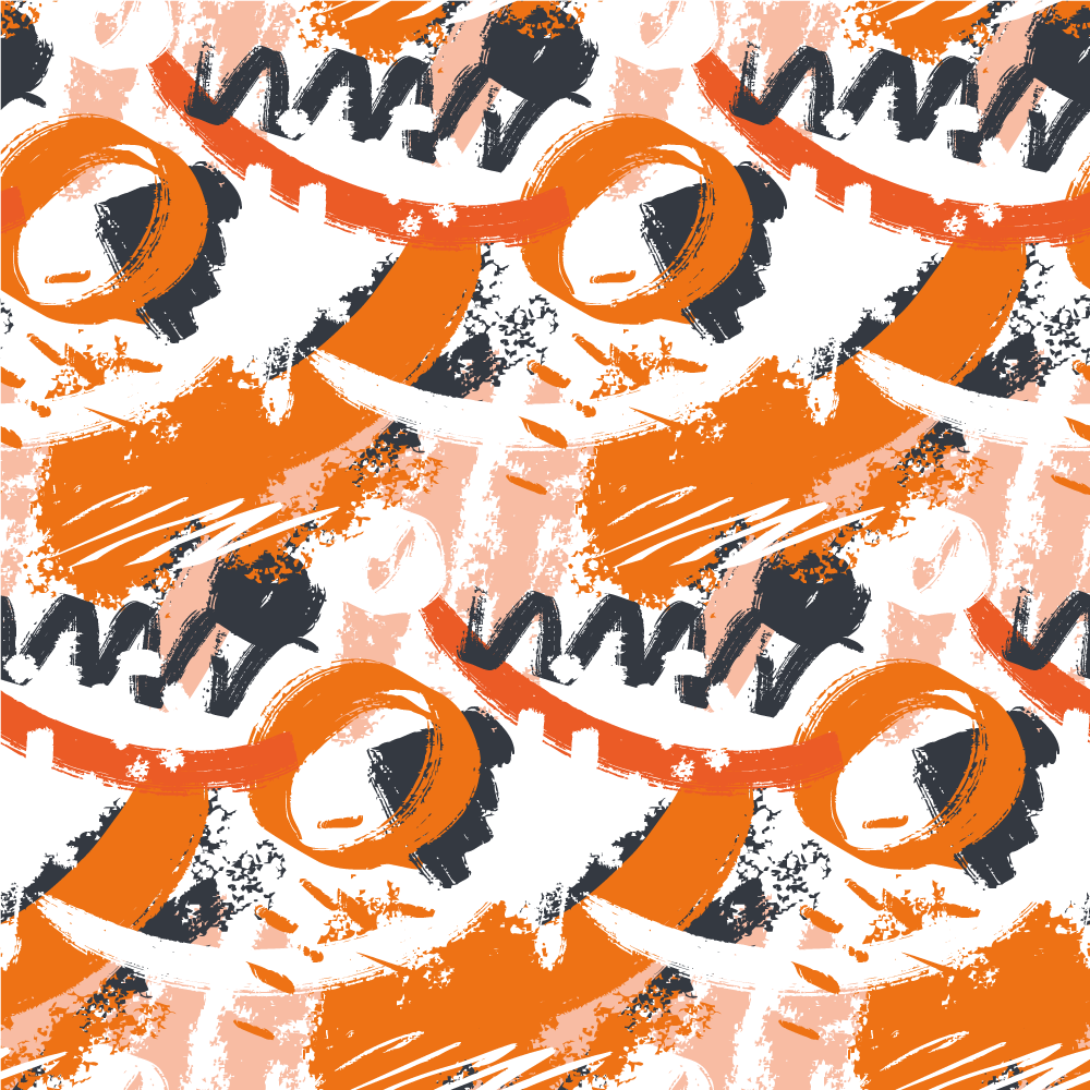 Abstract shapes burst modern rug - TenStickers