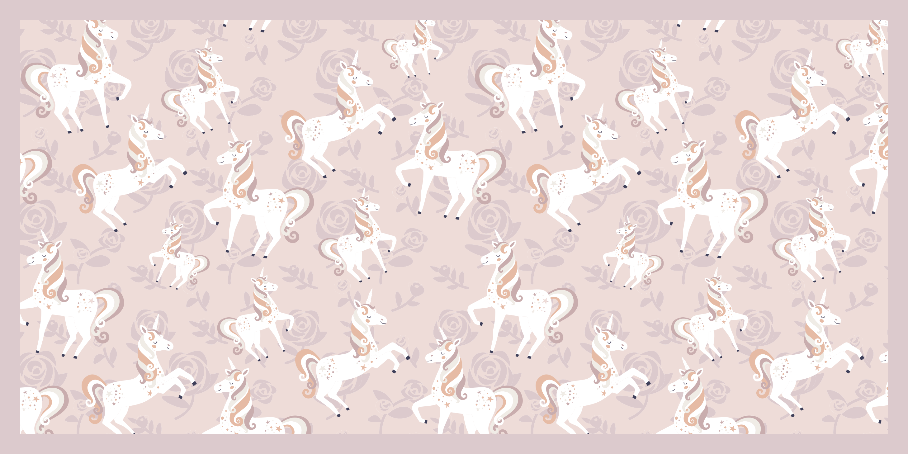 Unicorn Dreamscape kids carpet - TenStickers