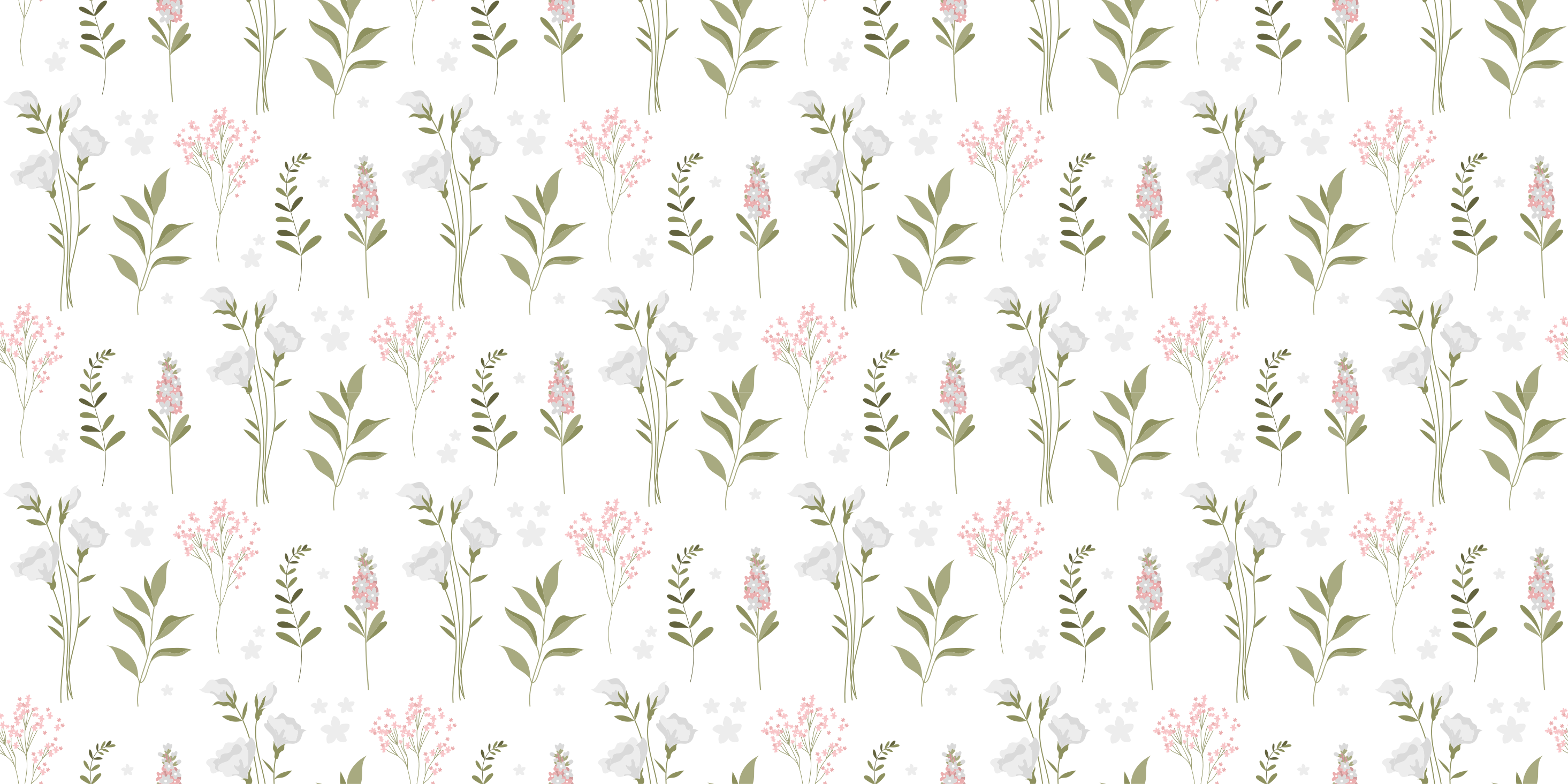 Patterned Aesthetic floral rug - TenStickers