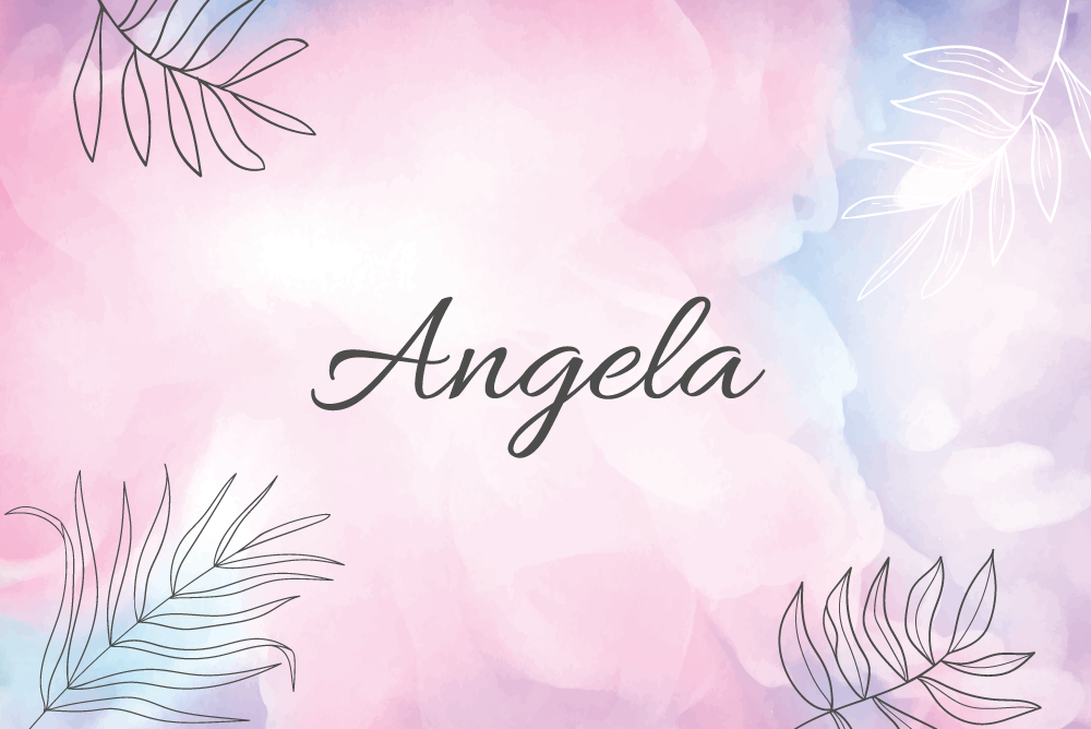 Floral custom name bedroom carpet - TenStickers