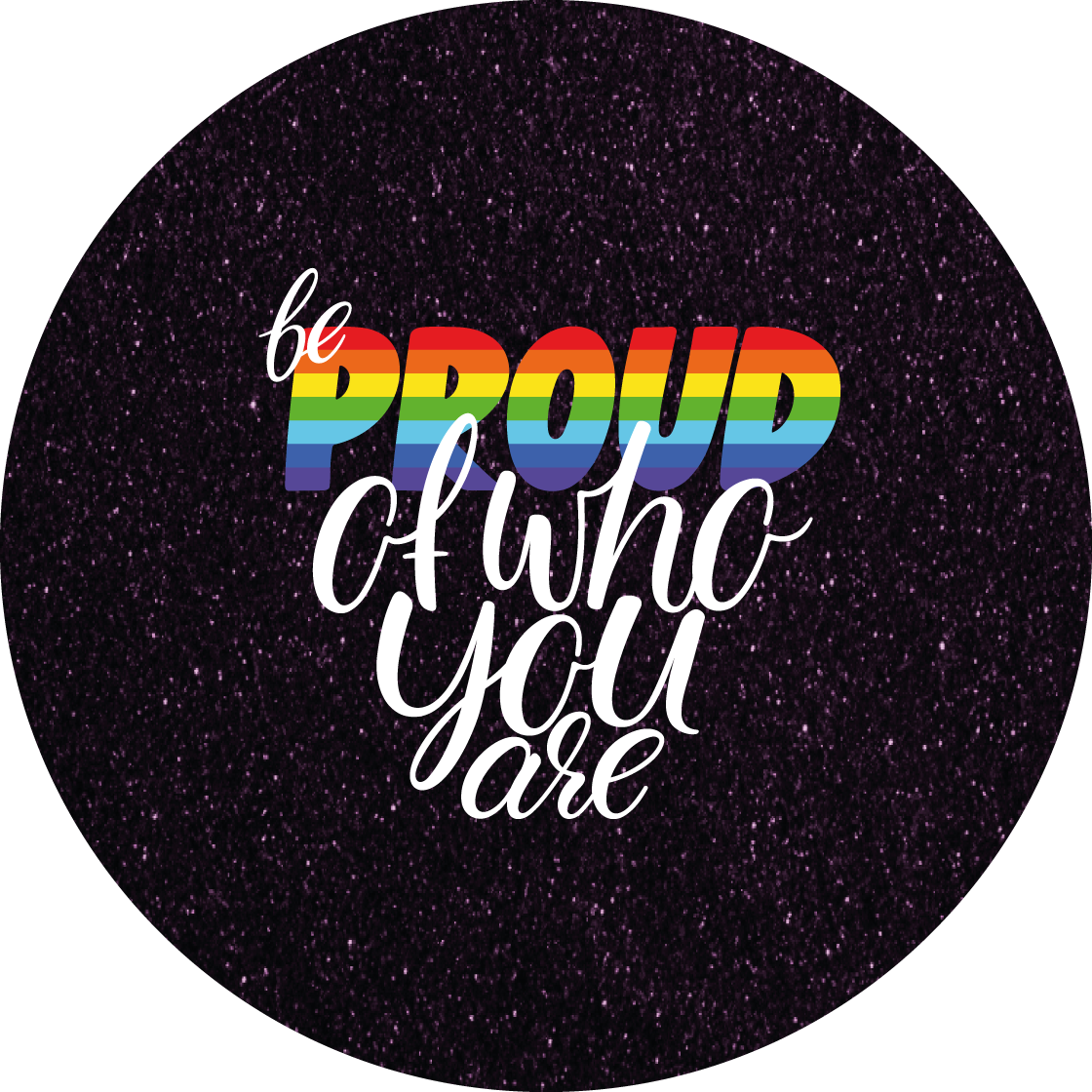 Proud Message Design quote rug - TenStickers