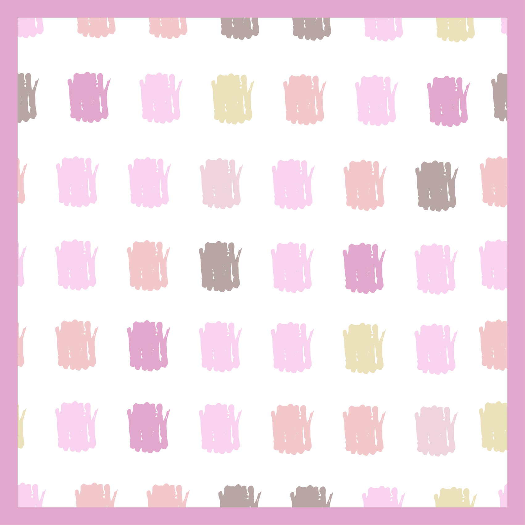 Soft Color Palette texture rug - TenStickers