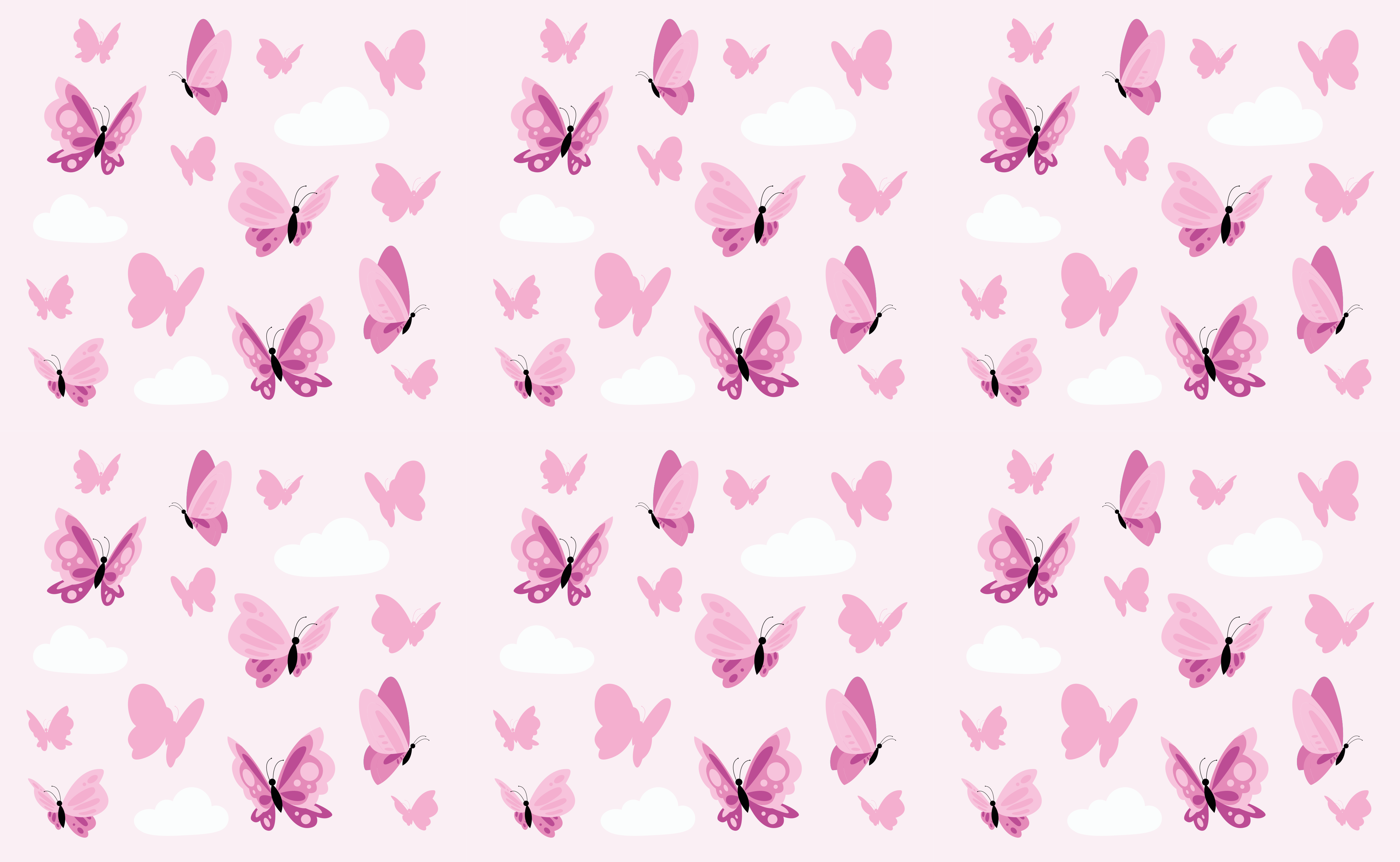 Butterfly Dreams kids carpet - TenStickers