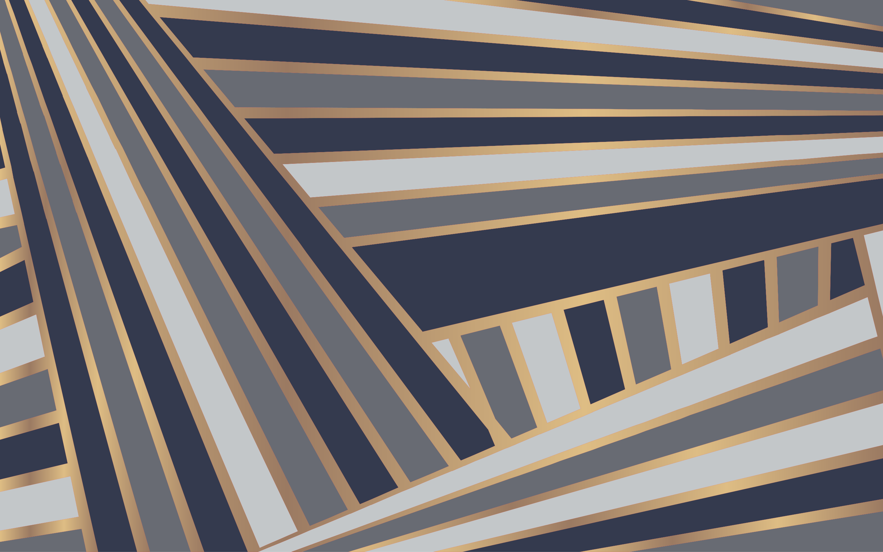 Striking grey motif stripes rug - TenStickers