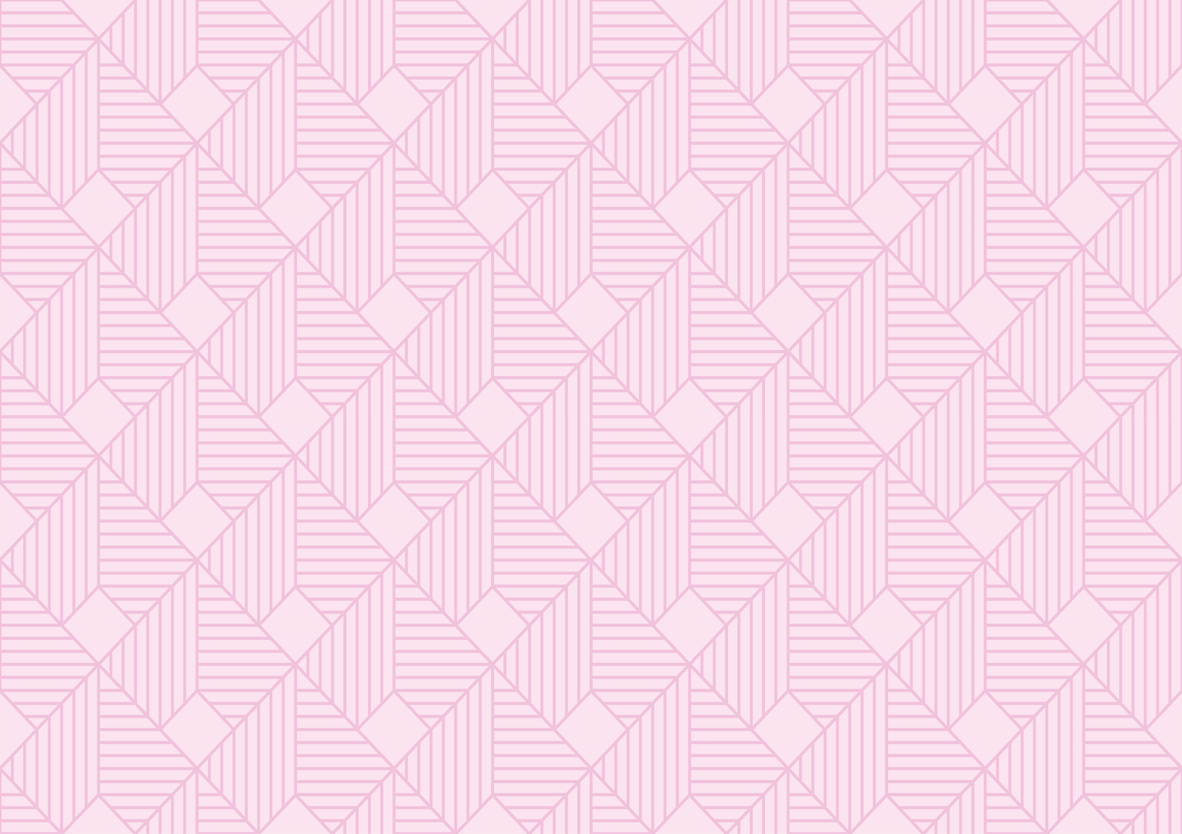 Pink elegant patterns geometric rug - TenStickers