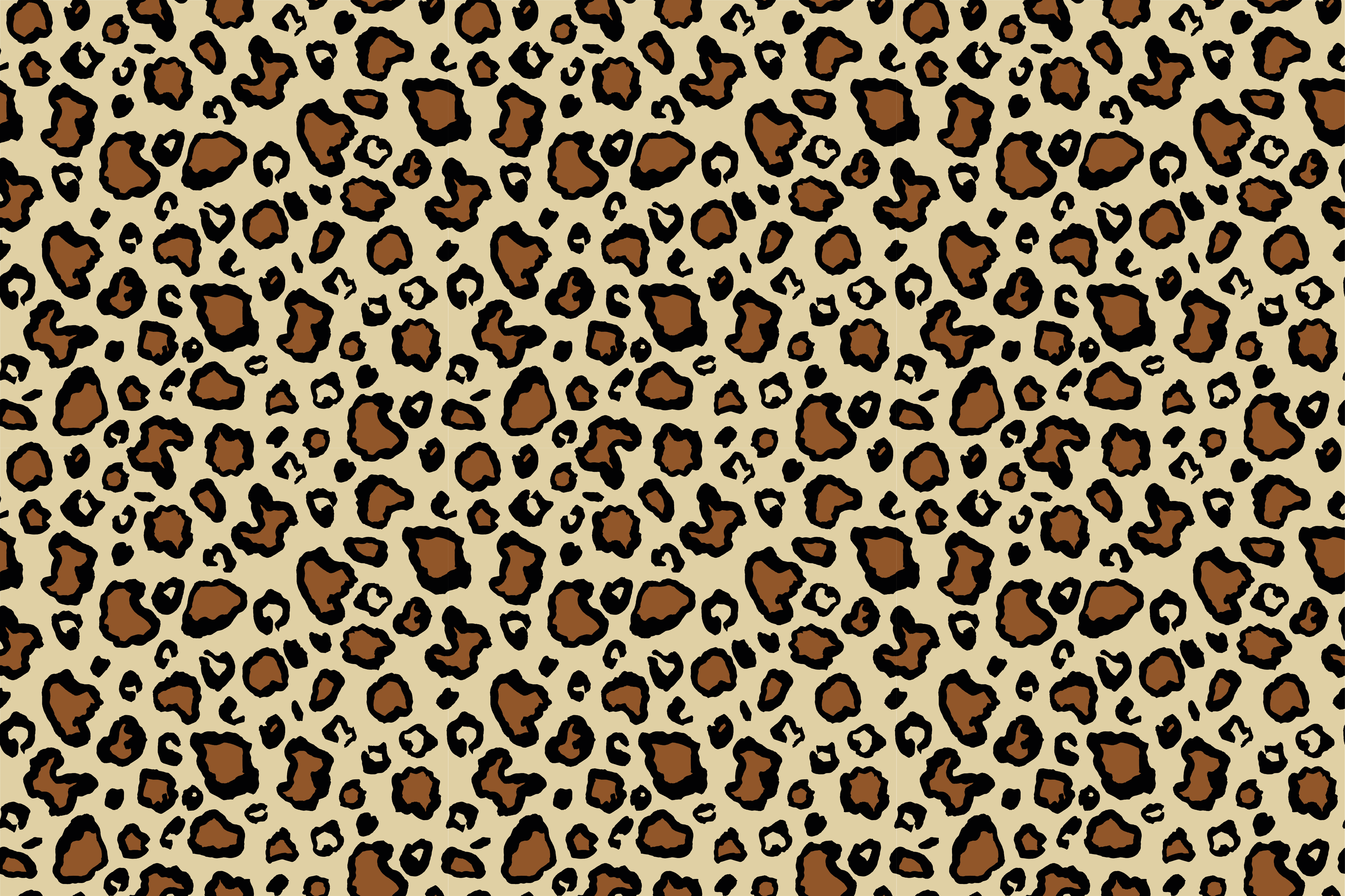 Animal print rug leopard spot design - TenStickers