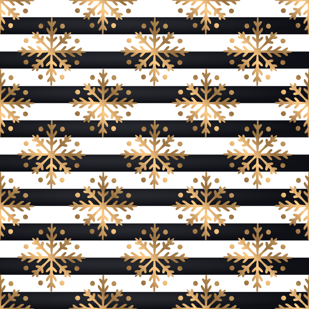 Elegant snowflake pattern christmas rug - TenStickers