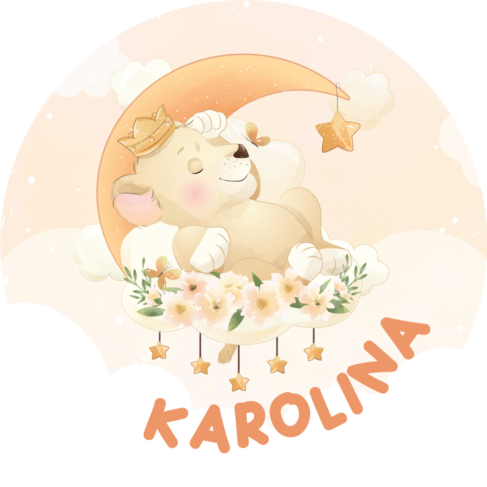 Sleepy Lion custom floor mat - TenStickers