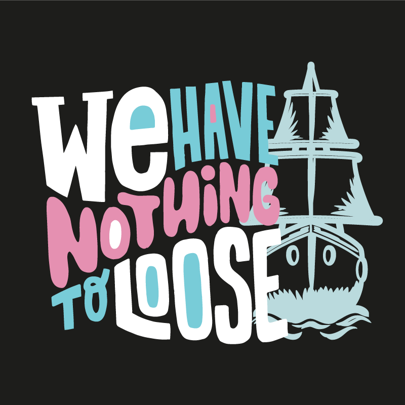 Quote rug we have loose threads - TenStickers