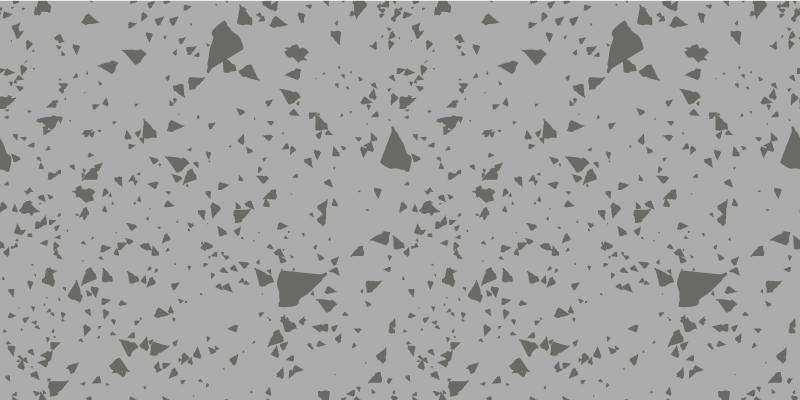 Fragmented Grey Pattern marble rug - TenStickers