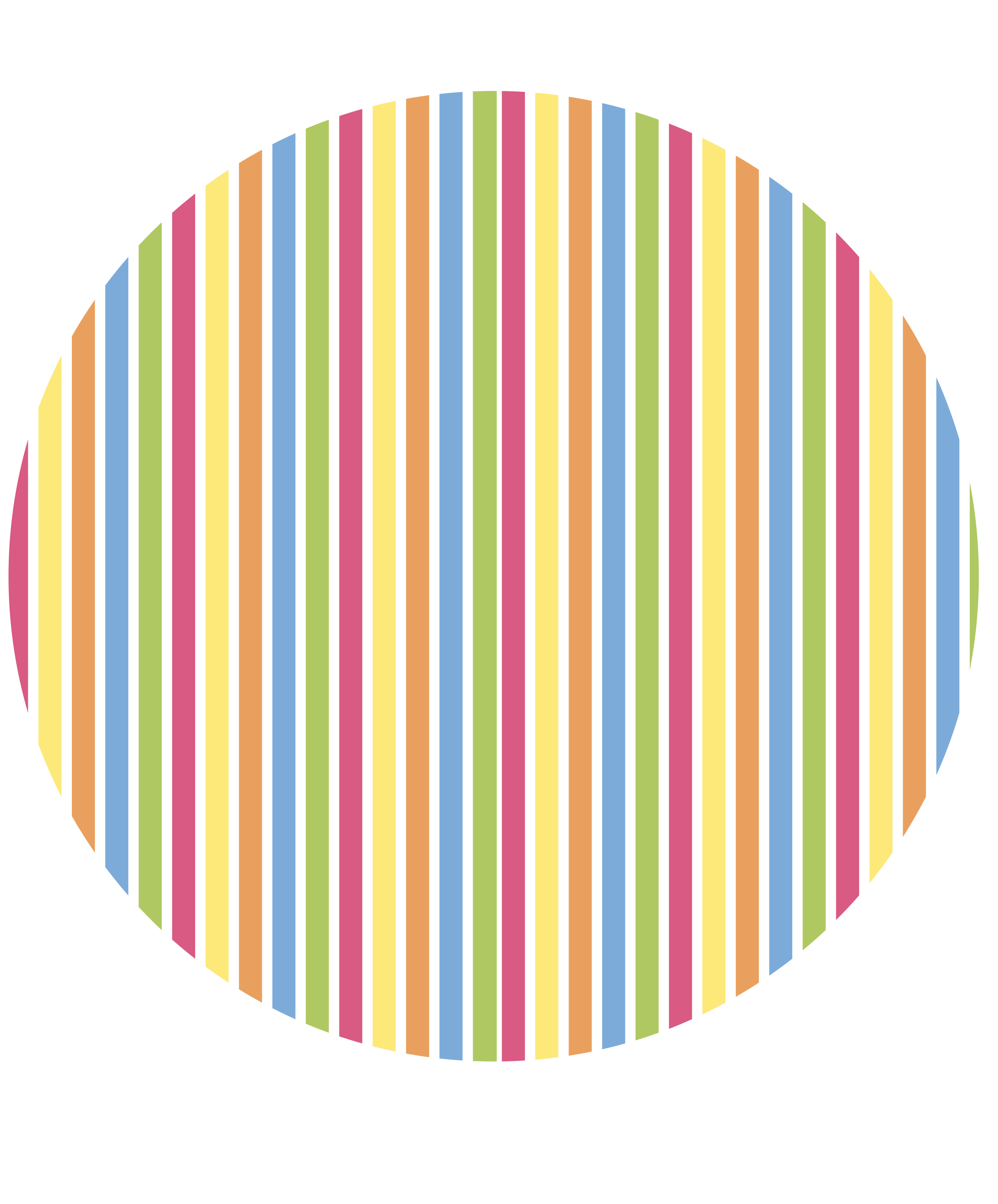 Stripes rug in lively striped style - TenStickers