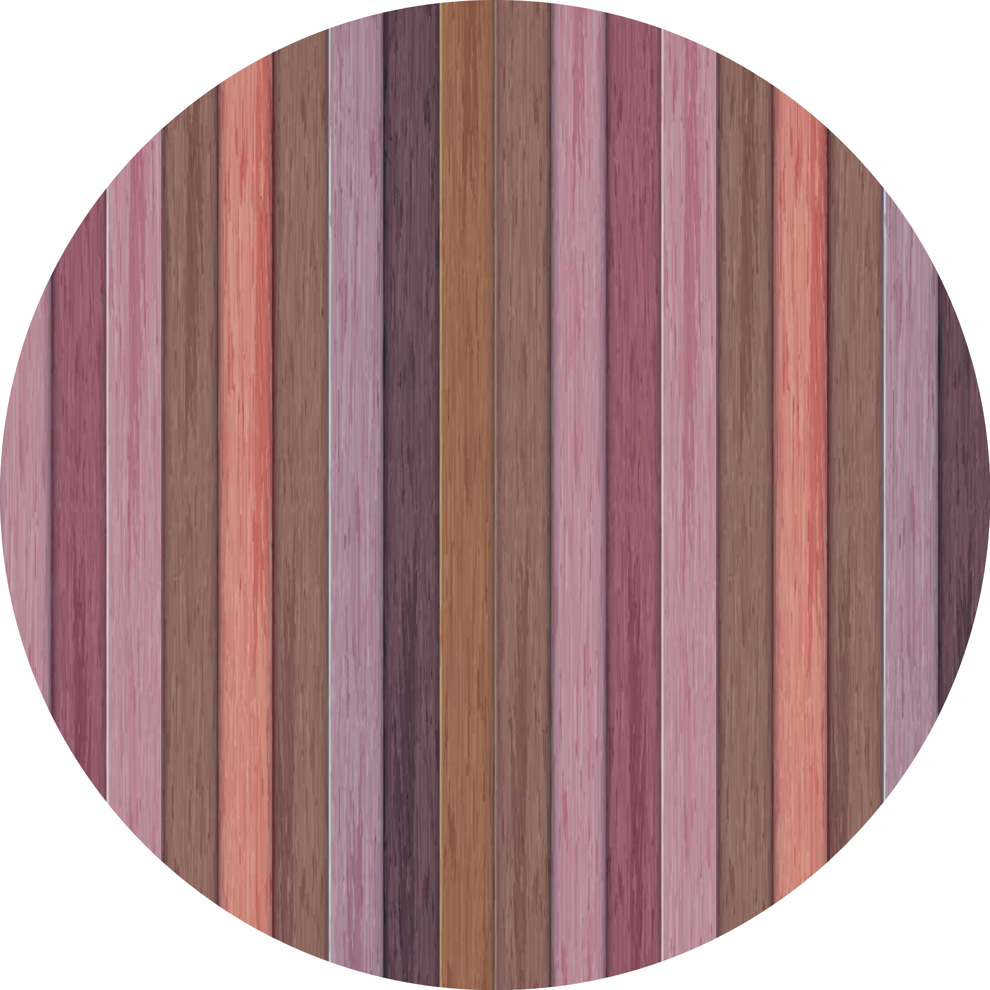 Diagonal purple stripes wood effect rug - TenStickers