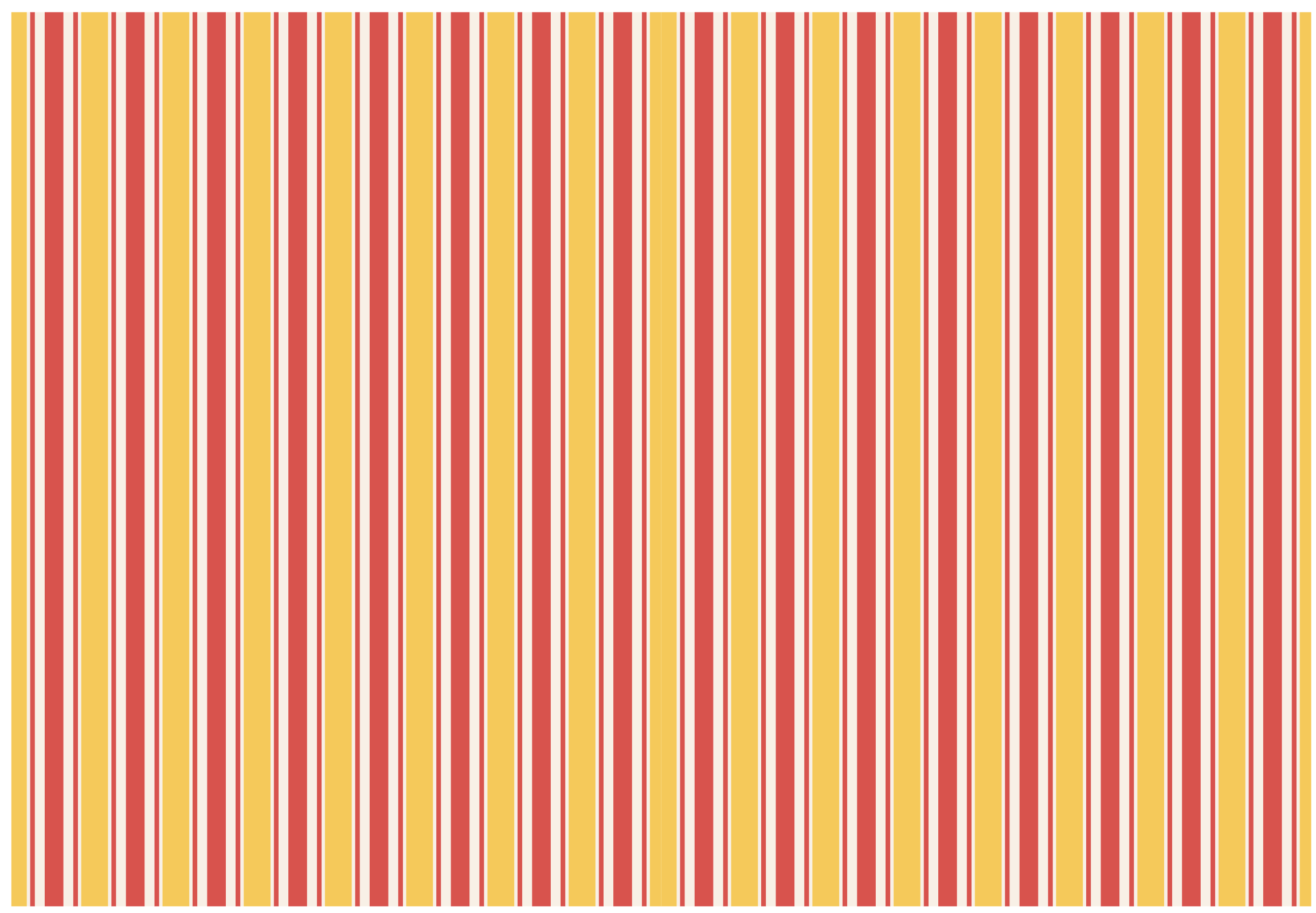 Orange and red stripes rug - TenStickers