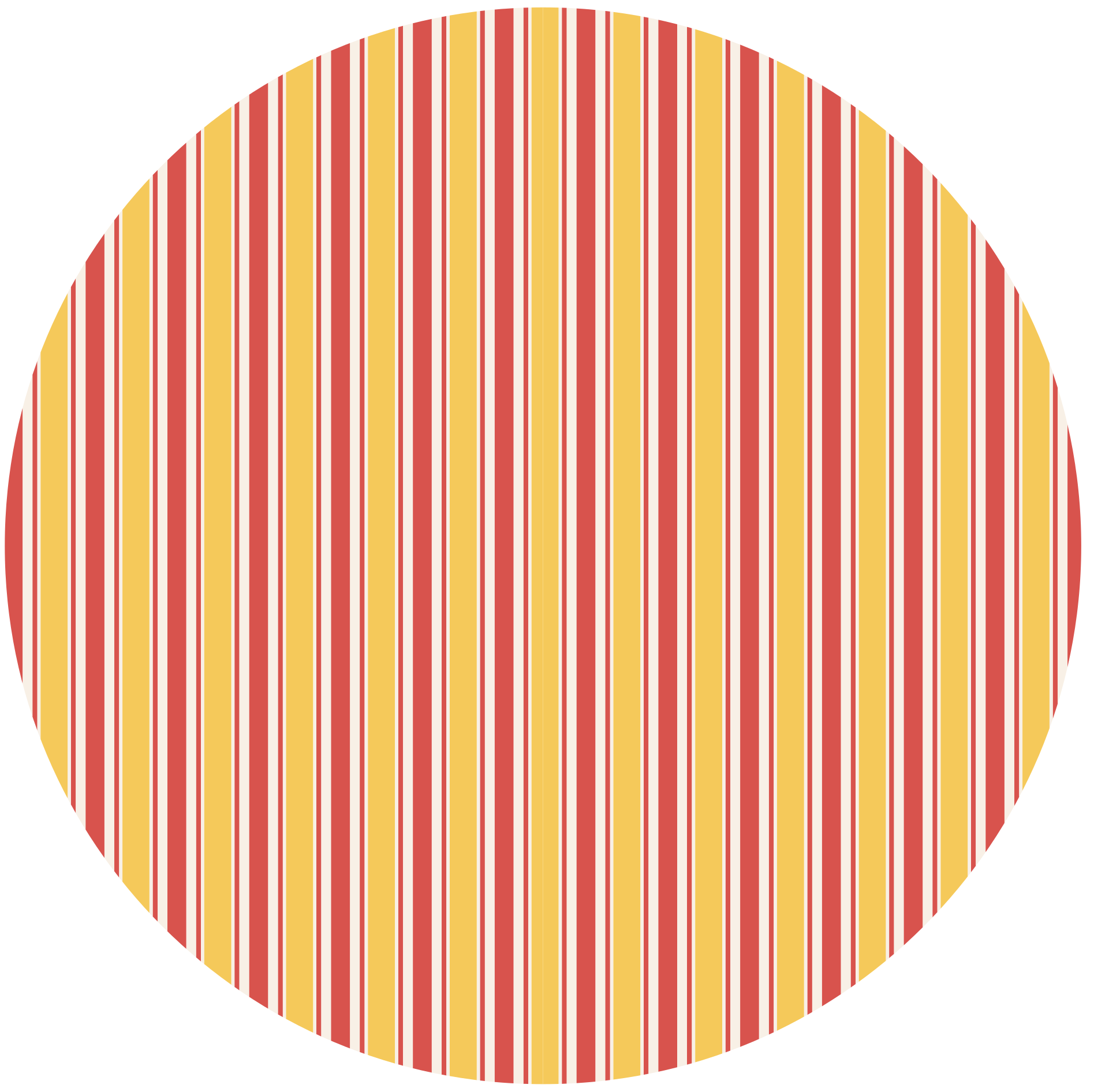 Yellow and purple stripes rug - TenStickers