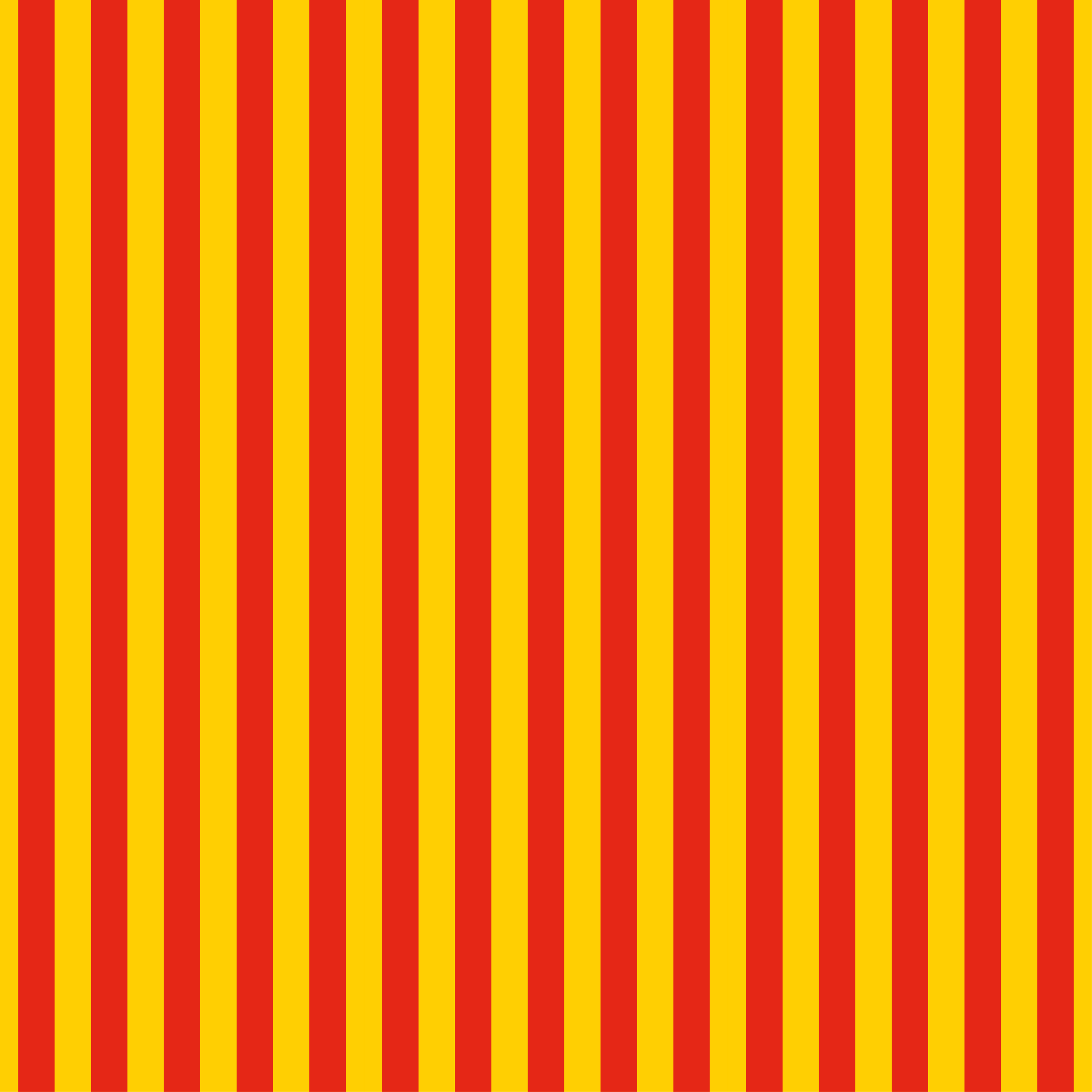Vertical red and yellow stripes rug - TenStickers