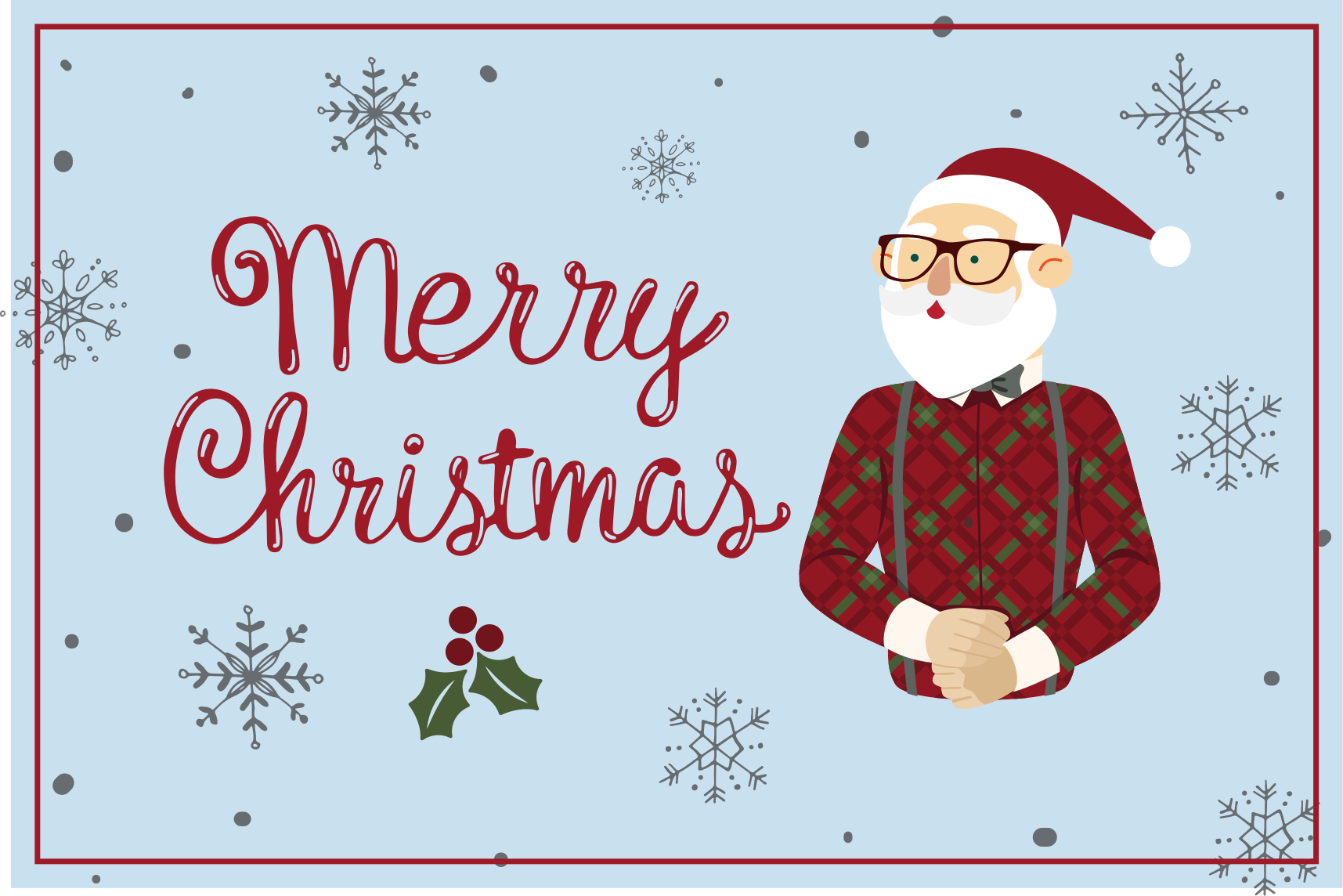 Jolly Santa Greeting halloween rugs - TenStickers