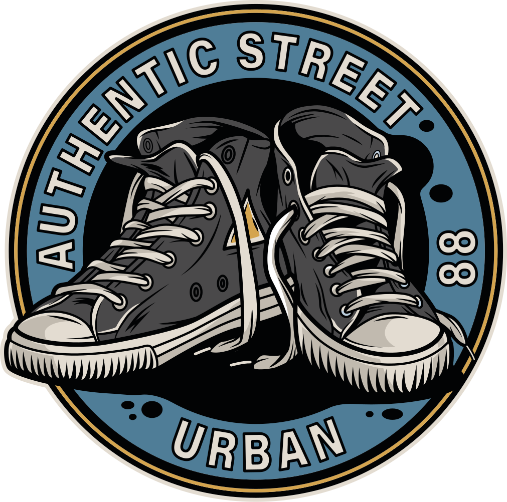 Street style sneakers teenage bedroom rug - TenStickers