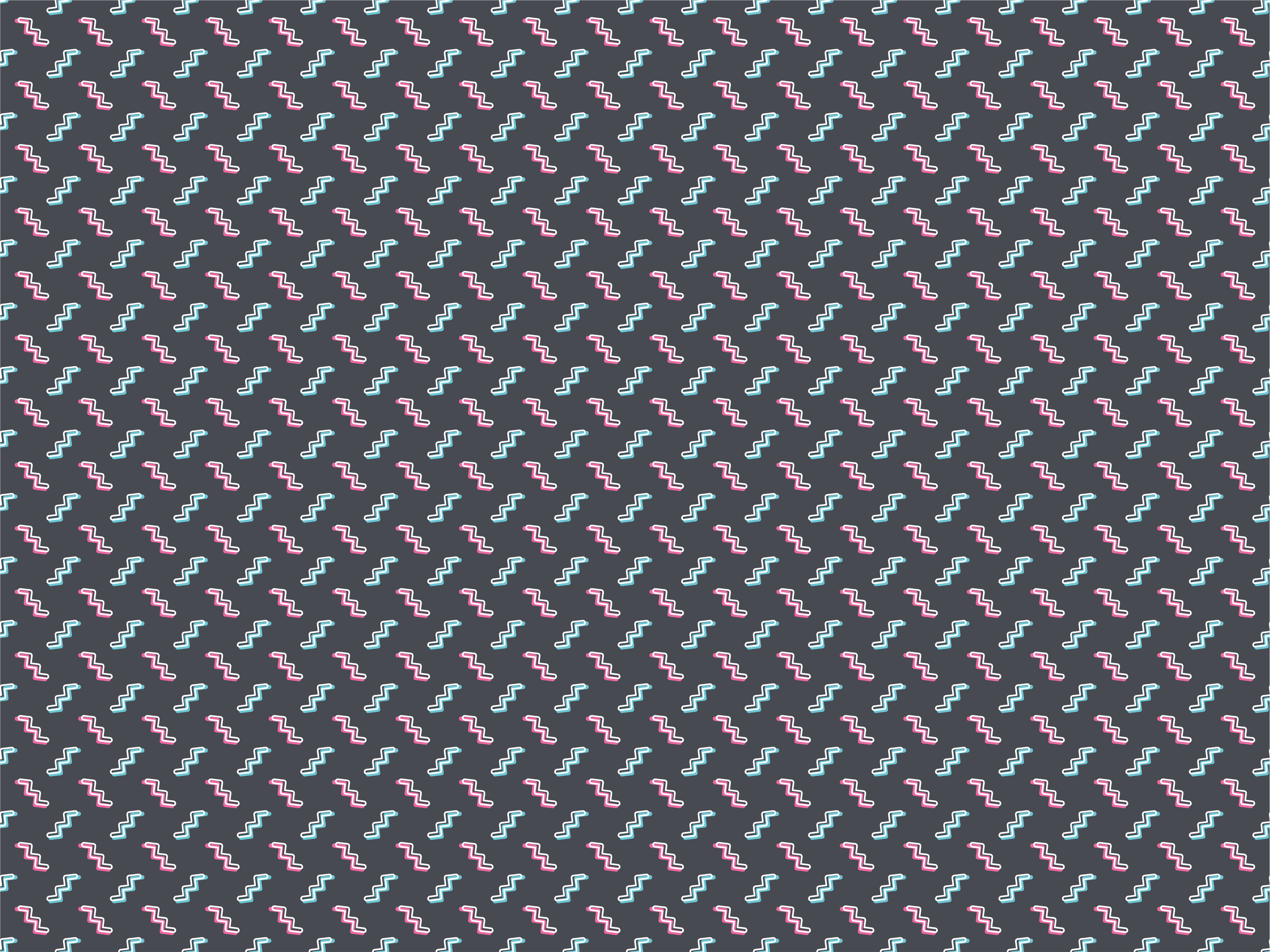 Colorful Wavy Shapes kids rug - TenStickers