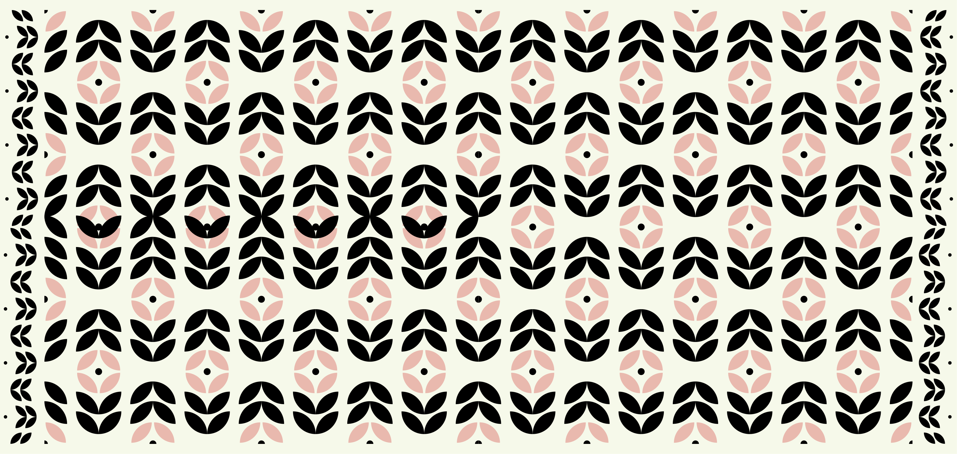 Floral Geometric Motif modern rug - TenStickers