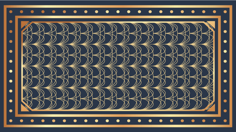 Elegant Wave Patterns geometric rug - TenStickers