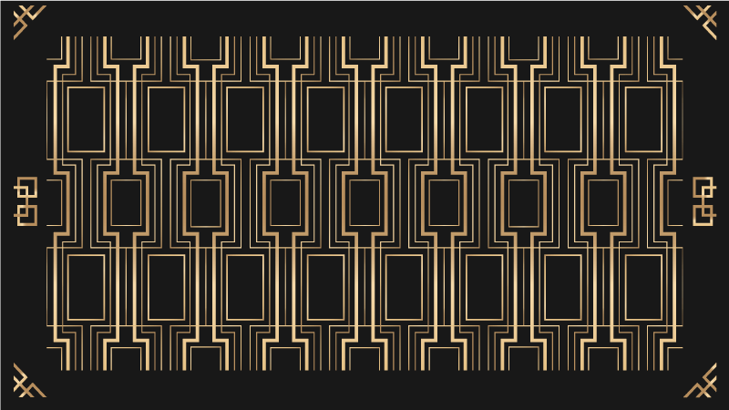 Elegant Geometric Patterns modern rug - TenStickers