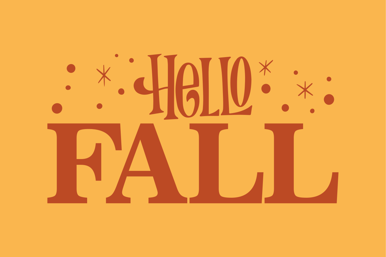 Welcome Autumn Vibes quote rug - TenStickers