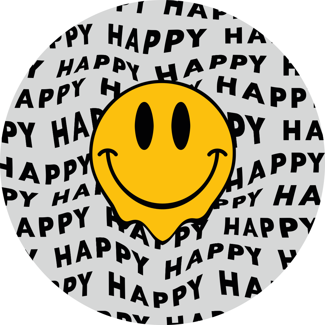 Happy Smile Graphic teenage bedroom rug - TenStickers