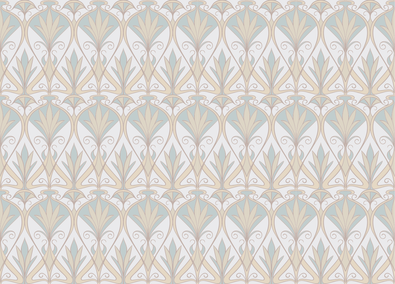 Elegant Floral Inspiration minimalistic rug - TenStickers