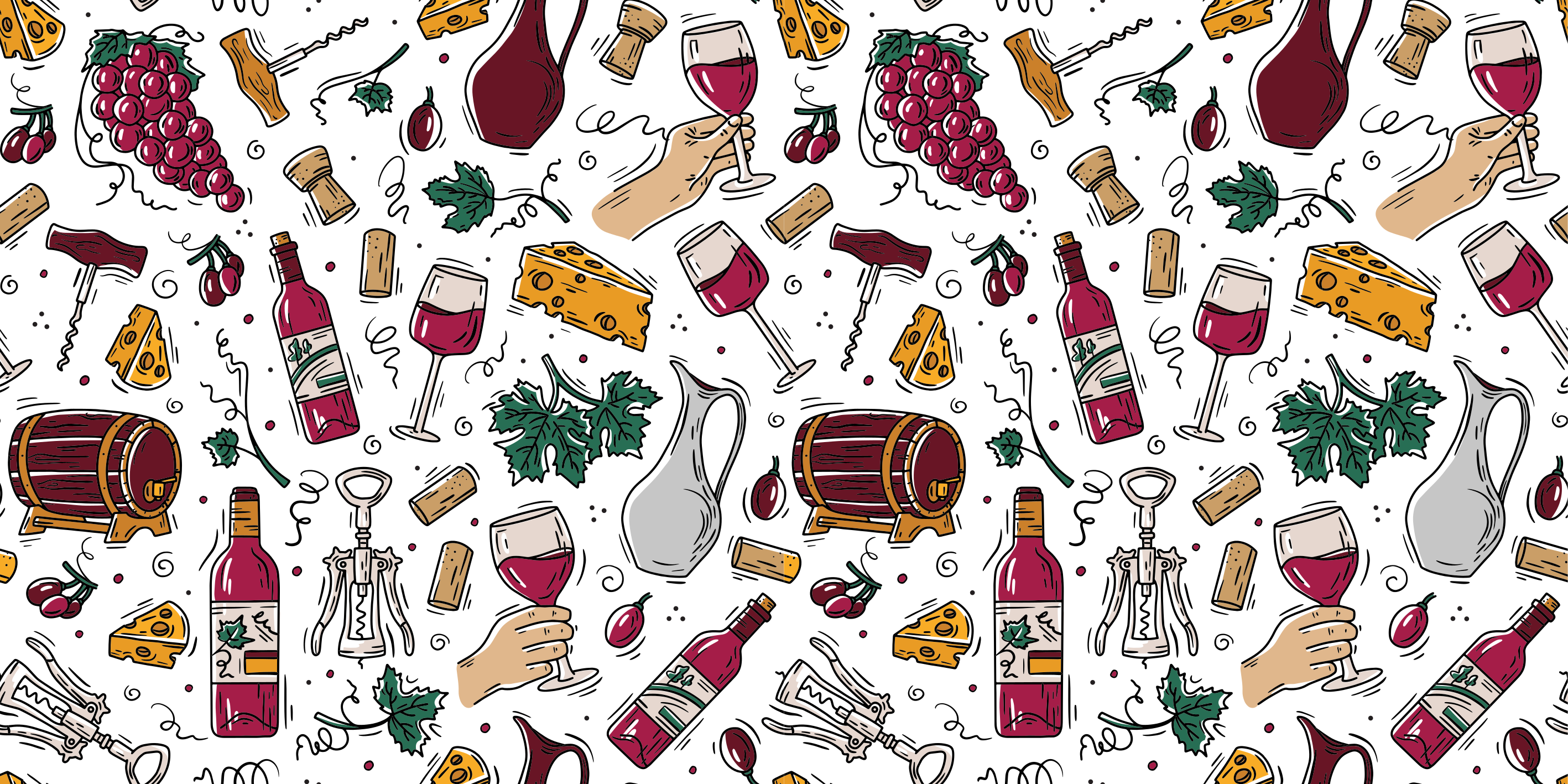Wine Tasting Essentials event carpet - TenStickers