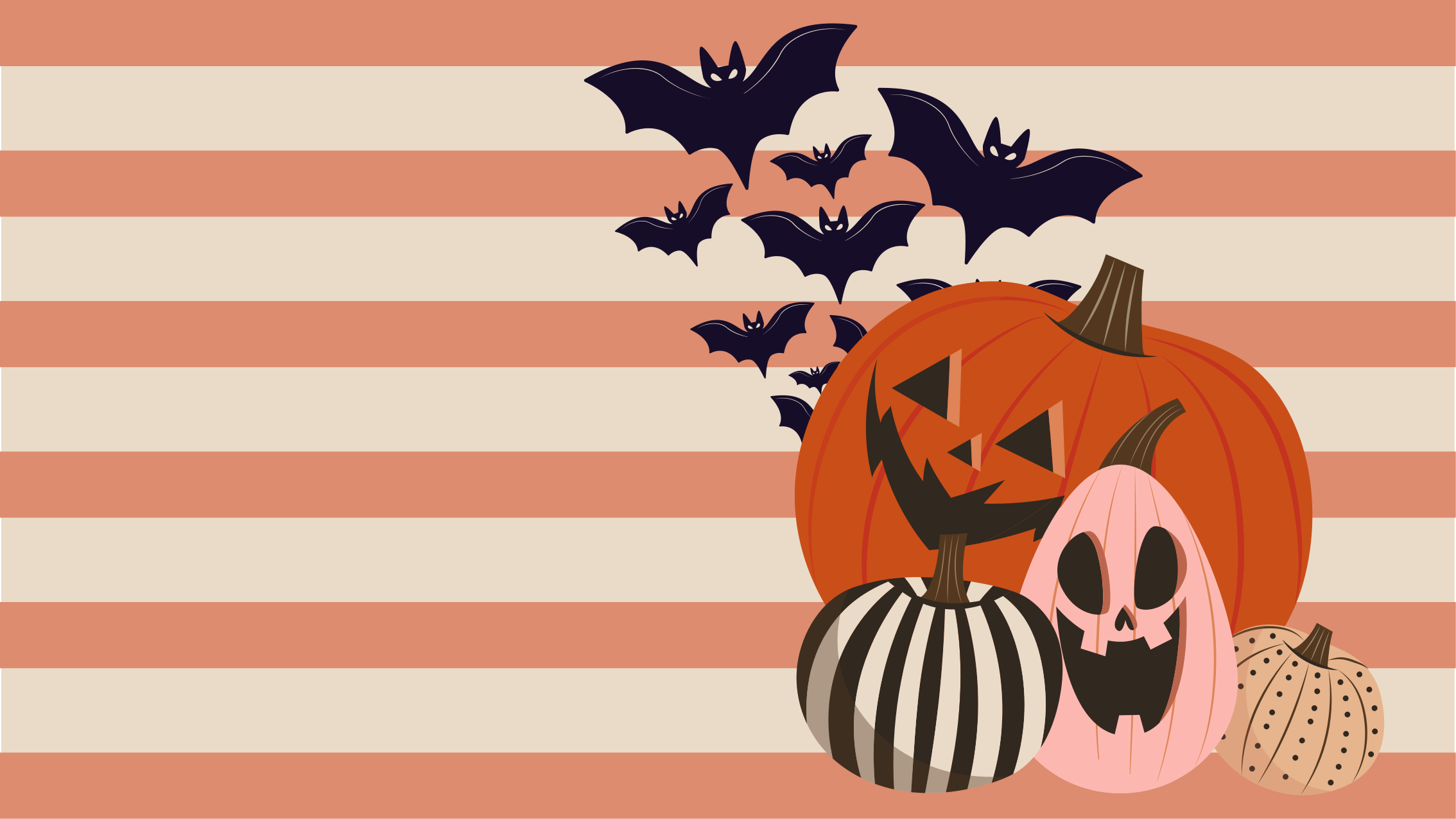 Pumpkin Trio halloween rugs - TenStickers
