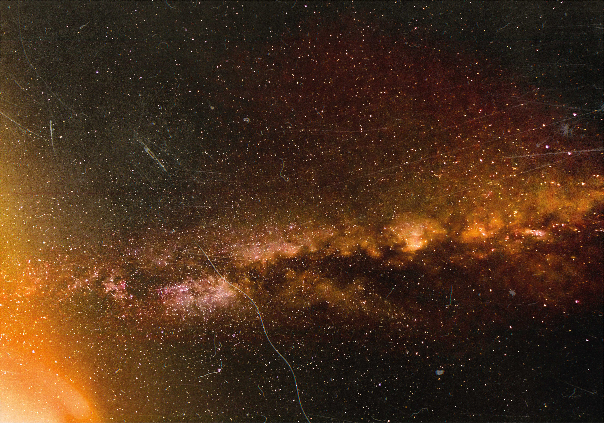 Cosmic Galaxy View star rug - TenStickers