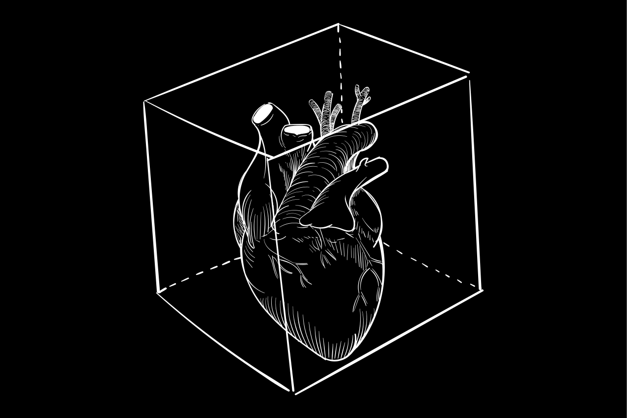 Heart Illustration modern rug - TenStickers