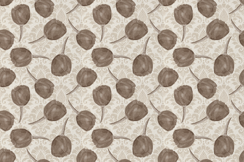 Floral rug with soft botanical design - TenStickers