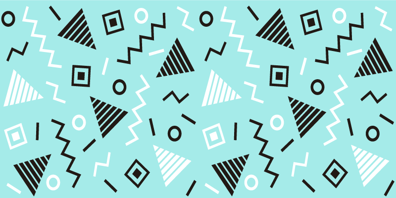 Forms Arrangement geometric rug - TenStickers