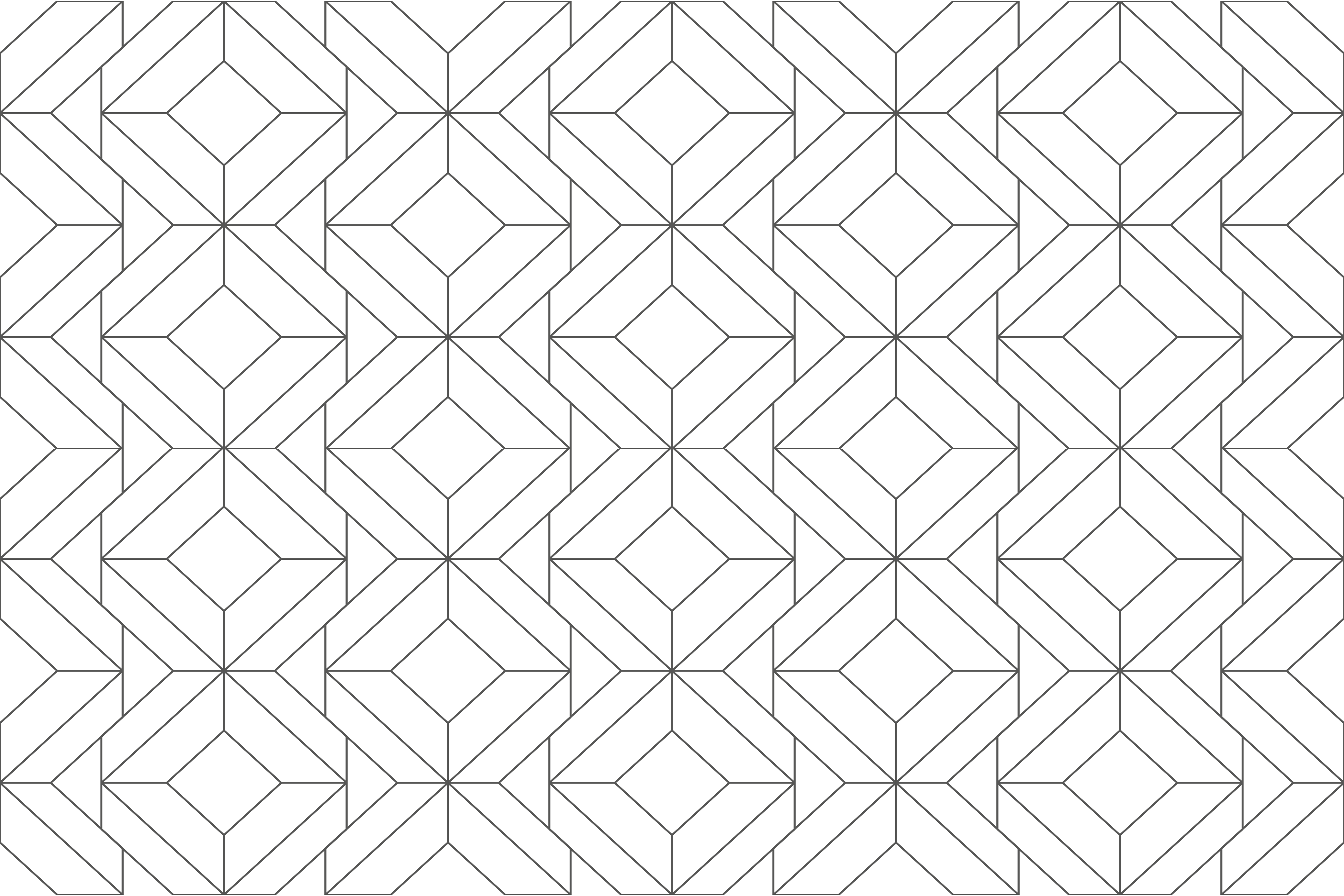 White japandi geometric pattern vinyl rug - TenStickers