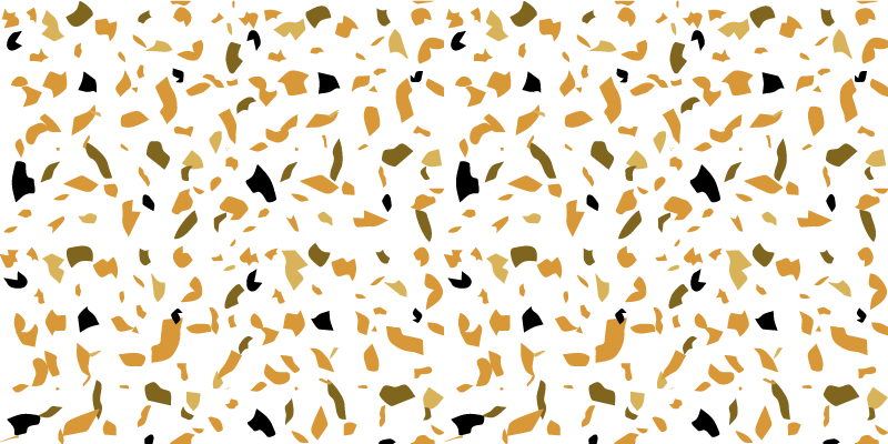 White and brown terrazzo texture rug - TenStickers