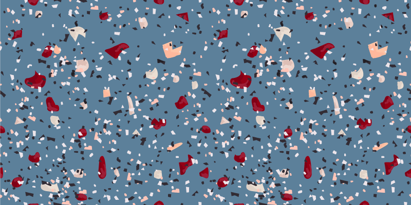 Texture rug with vibrant geometric patterns - TenStickers