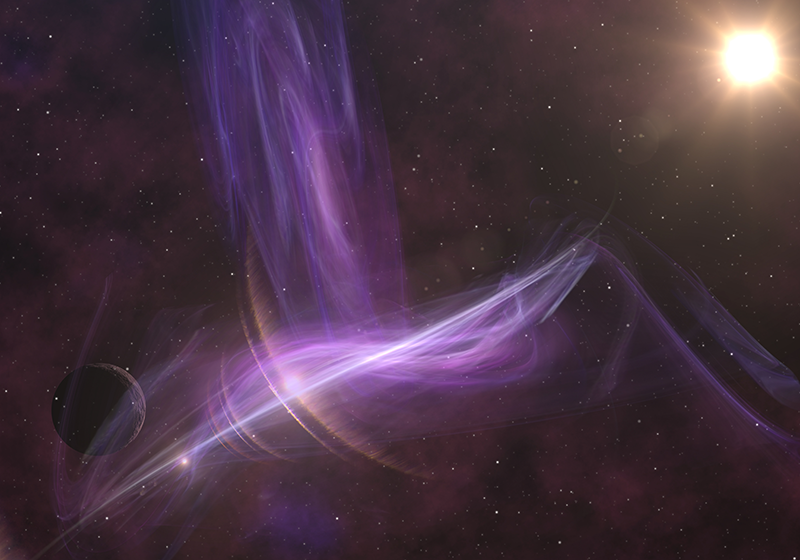 Galactic dreamscape kids rug - TenStickers