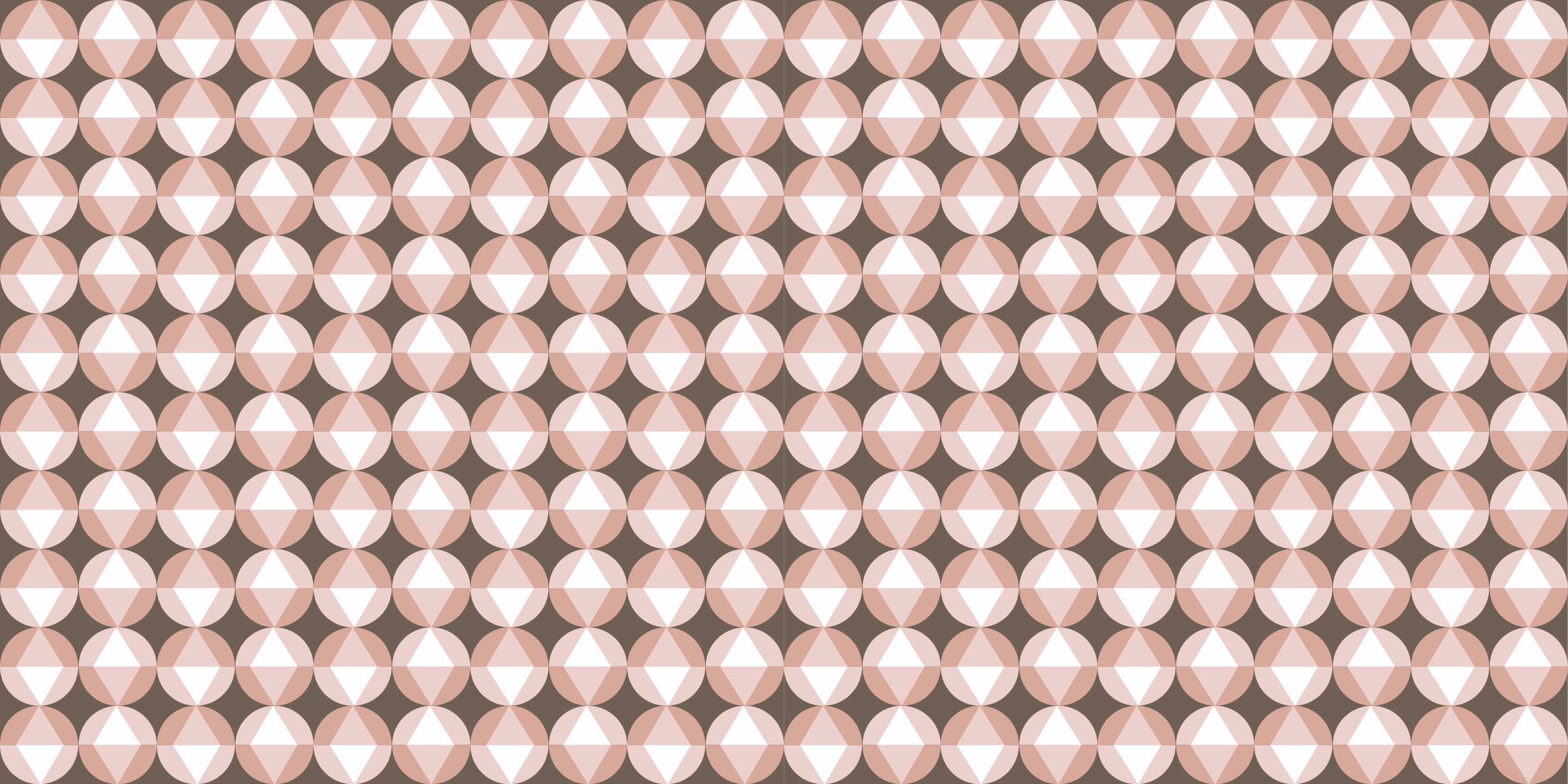 Pink Geometric Motif bathroom mat - TenStickers