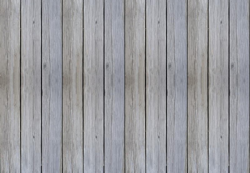 Weathered greyn planks wood effect rug - TenStickers