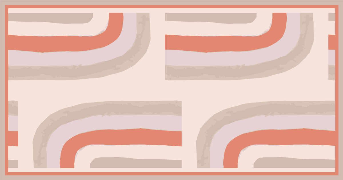 Soft Color Waves bathroom mat - TenStickers