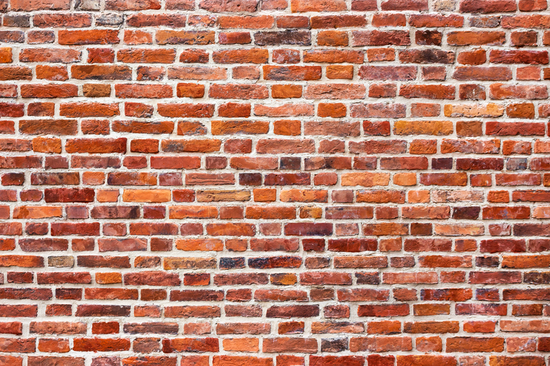 Rustic red look stone effect vinyl rug - TenStickers